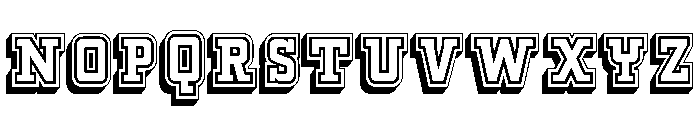 Kegger Collegiate Regular Font UPPERCASE