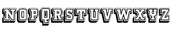 Kegger Collegiate Regular Font LOWERCASE