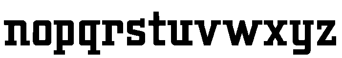 Kegger Regular Font LOWERCASE