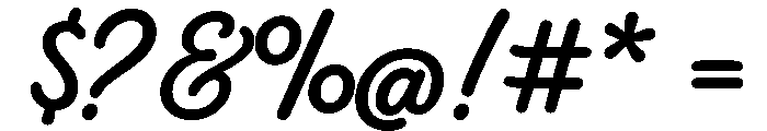 Kellarie Bold Font OTHER CHARS