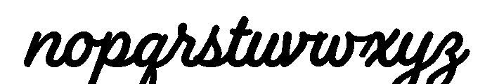 Kellarie Bold Font LOWERCASE