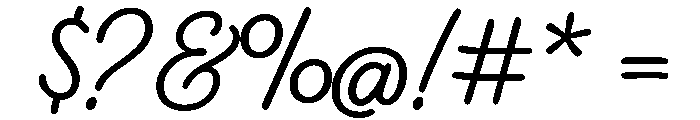 Kellarie Light Font OTHER CHARS