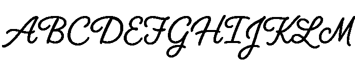 Kellarie Medium Font UPPERCASE