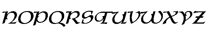Kelly Regular Font UPPERCASE