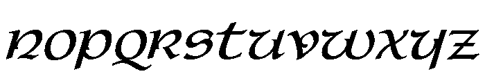 Kelly Regular Font LOWERCASE