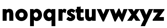 Kelly Sans Bold Font LOWERCASE
