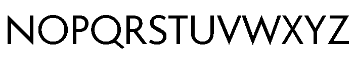 Kelly Sans Book Font UPPERCASE