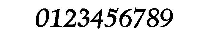 Kennerley Bold Italic Font OTHER CHARS