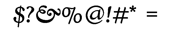 Kennerley Bold Italic Font OTHER CHARS