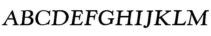 Kennerley Bold Italic Font UPPERCASE