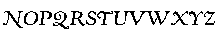 Kennerley Bold Italic Font UPPERCASE