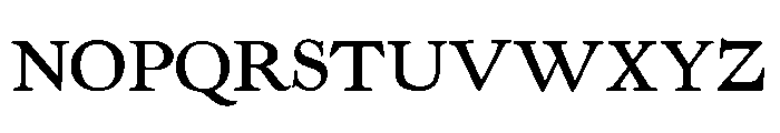 Kennerley Bold Font UPPERCASE