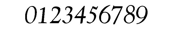 Kennerley Regular Italic Font OTHER CHARS