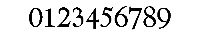 Kennerley Regular Font OTHER CHARS