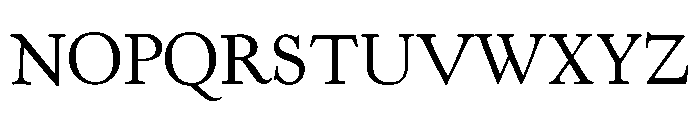 Kennerley Regular Font UPPERCASE