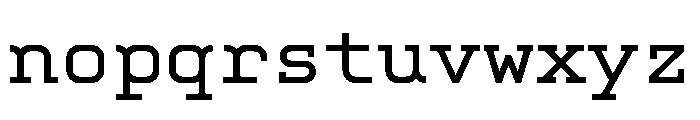 Kettler Bold Font LOWERCASE