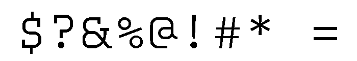 Kettler Regular Font OTHER CHARS