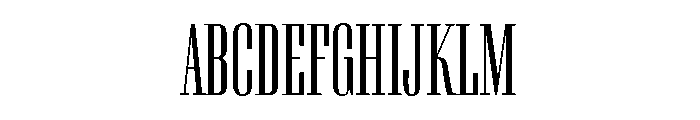 Keyboard Medium Font UPPERCASE
