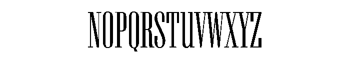 Keyboard Medium Font UPPERCASE