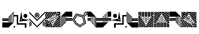 Keystone Ornaments Regular Font UPPERCASE