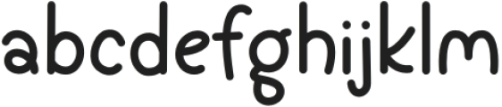 KF Happy Thoughts Bold otf (700) Font LOWERCASE