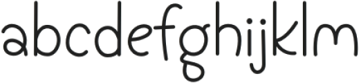 KF Happy Thoughts Light otf (300) Font LOWERCASE