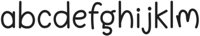 KF Morning Sunshine Regular otf (400) Font LOWERCASE