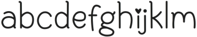 KF Nice Things Light otf (100) Font LOWERCASE