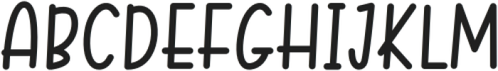 KF Paper Wishes Regular otf (400) Font UPPERCASE