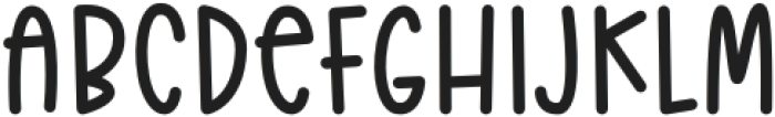 KF Pretty Please Bold otf (700) Font UPPERCASE