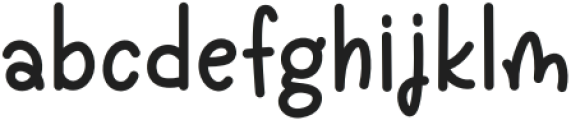 KF Pretty Please Bold otf (700) Font LOWERCASE