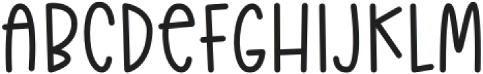 KF Pretty Please Regular otf (400) Font UPPERCASE