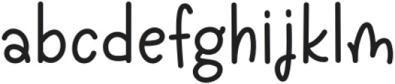 KF Pretty Please Regular otf (400) Font LOWERCASE