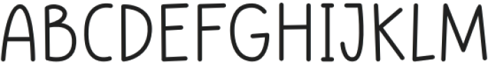 KF Spring Garden Light otf (300) Font UPPERCASE