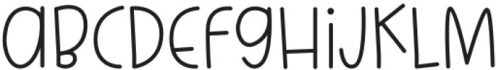 KF Sugar Cookies Light otf (300) Font UPPERCASE