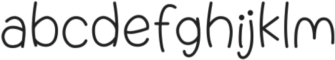 KF Sugar Cookies Light ttf (300) Font LOWERCASE