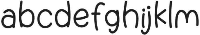 KF Sugar Cookies Regular otf (400) Font LOWERCASE