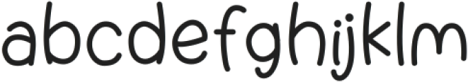 KF Sugar Cookies Regular ttf (400) Font LOWERCASE