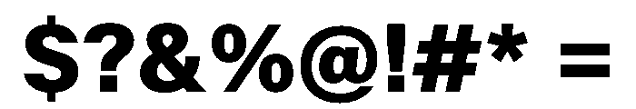 KFZuka Black Font OTHER CHARS