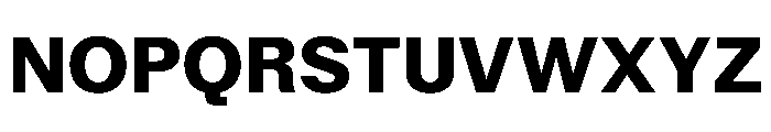 KFZuka Black Font UPPERCASE