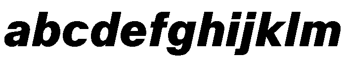 KFZuka BlackItalic FONT