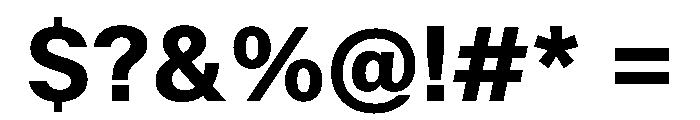 KFZuka Bold Font OTHER CHARS