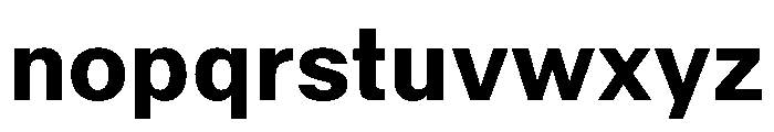 KFZuka Bold Font LOWERCASE