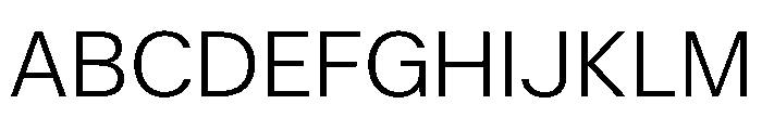 KFZuka Light Font UPPERCASE