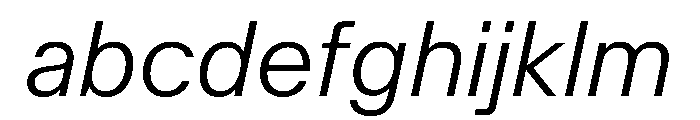 KFZuka LightItalic FONT