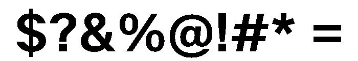 KFZuka Medium Font OTHER CHARS