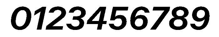 KFZuka MediumItalic Font OTHER CHARS