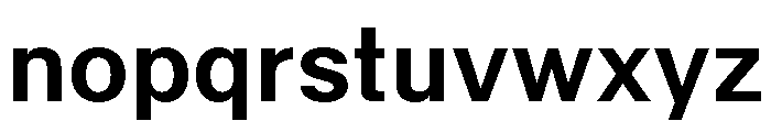 KFZuka Medium Font LOWERCASE