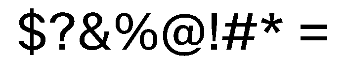 KFZuka Regular Font OTHER CHARS