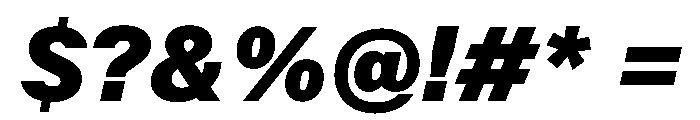 KFZuka UltraItalic Font OTHER CHARS